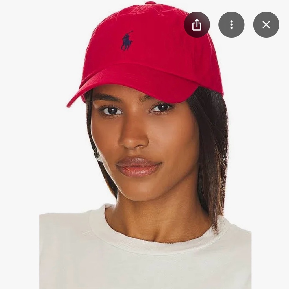 Ralph Lauren polo Women's The Iconic Cotton Chino Ball Cap.